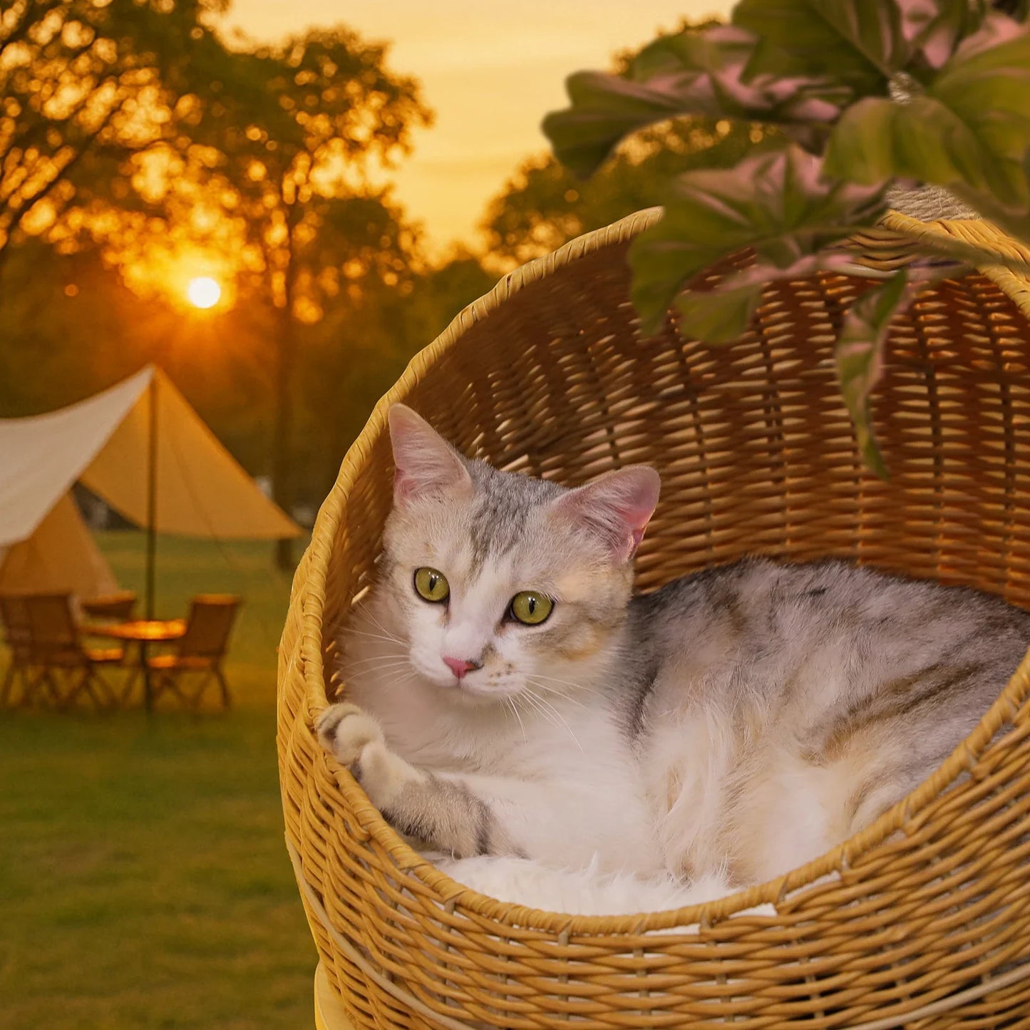 Dinosaur Cat Tree Tower - 116cm Multi-Level Scratching Post with Fun Design