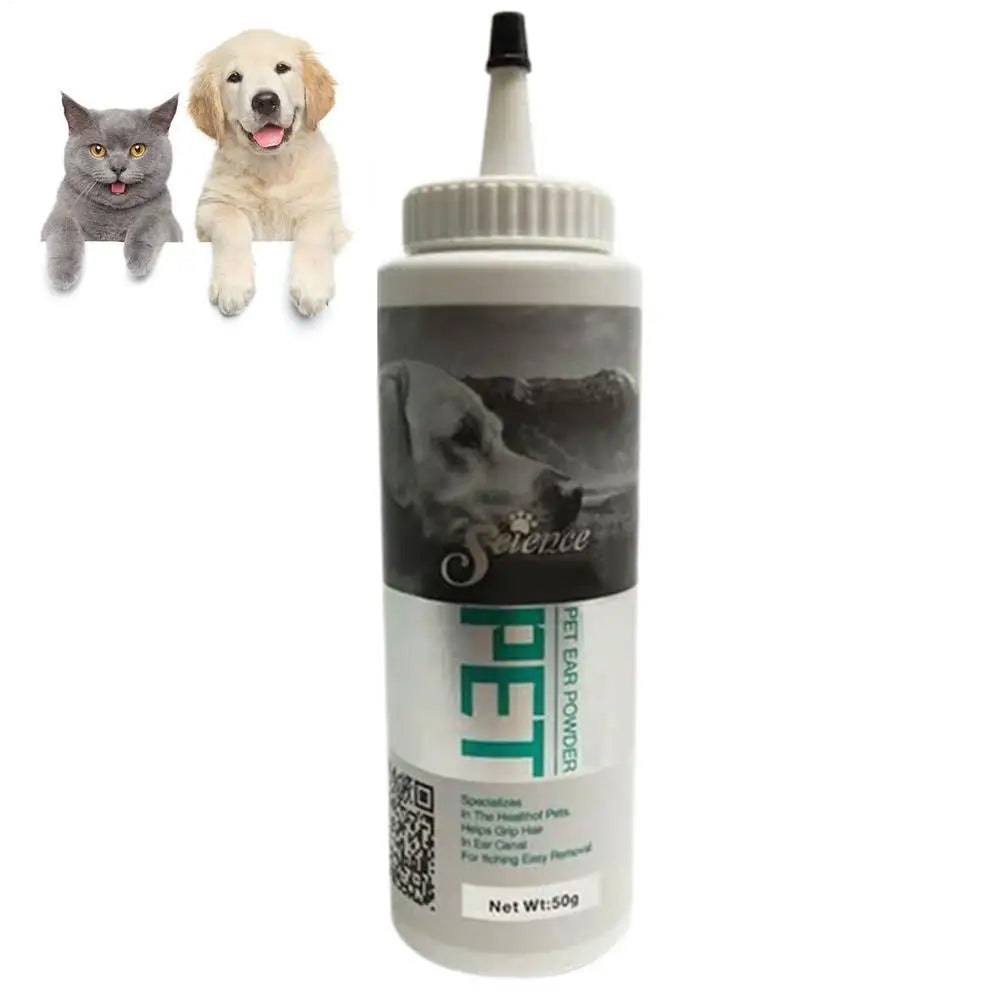 Pet Ear Cleaning Powder Dog Cat Ear Care Hair Removal ๐