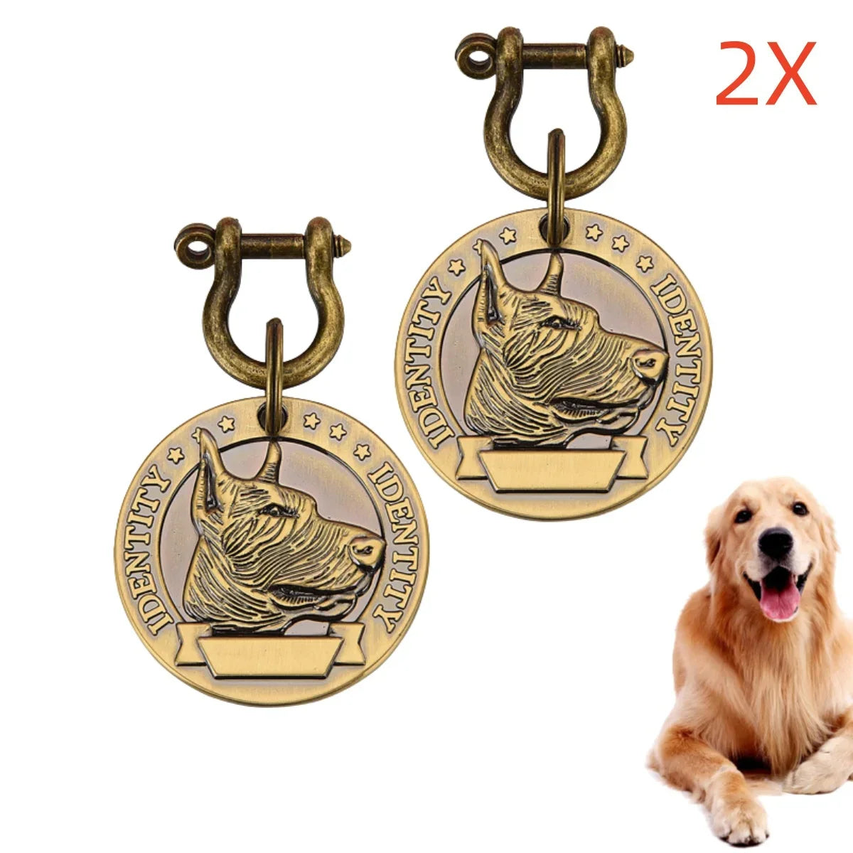 Custom Pet ID Tag - VIP Engraved Safety Nameplate