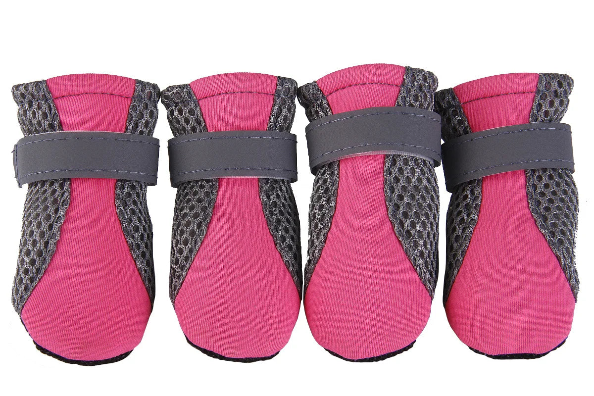 Waterproof Pet Rain Boots - Breathable Outdoor Shoes for Dogs & Cats