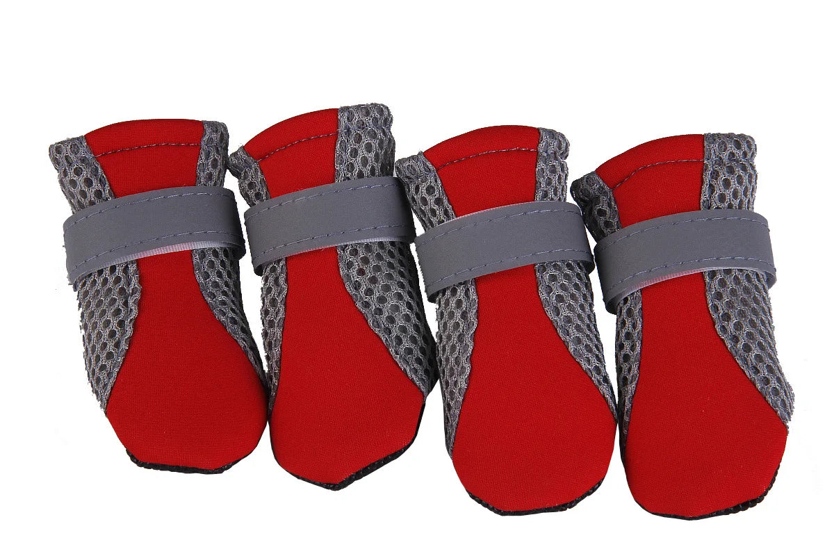 Waterproof Pet Rain Boots - Breathable Outdoor Shoes for Dogs & Cats