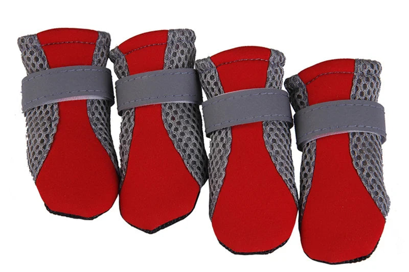 Waterproof Pet Rain Boots - Breathable Outdoor Shoes for Dogs & Cats