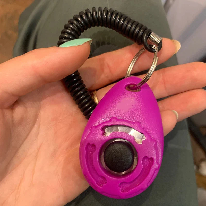 Pro Dog Training Clicker - Wrist Strap Trainer