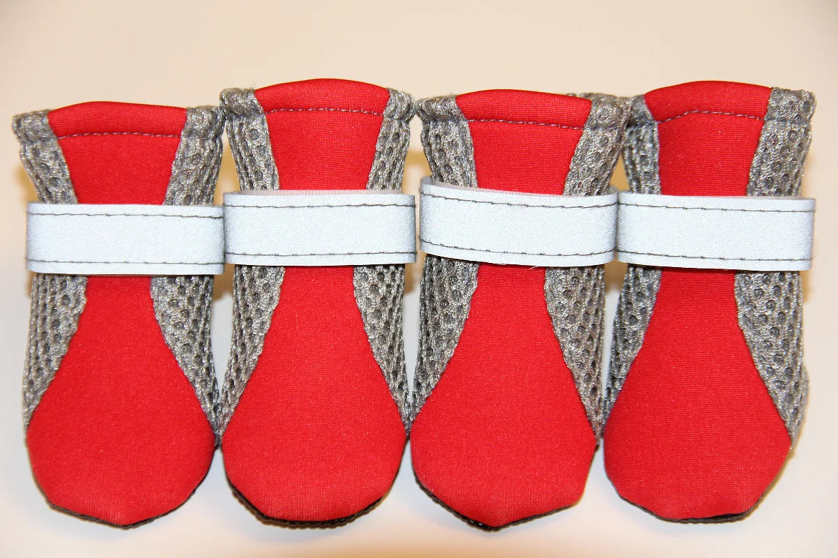 Waterproof Pet Rain Boots - Breathable Outdoor Shoes for Dogs & Cats