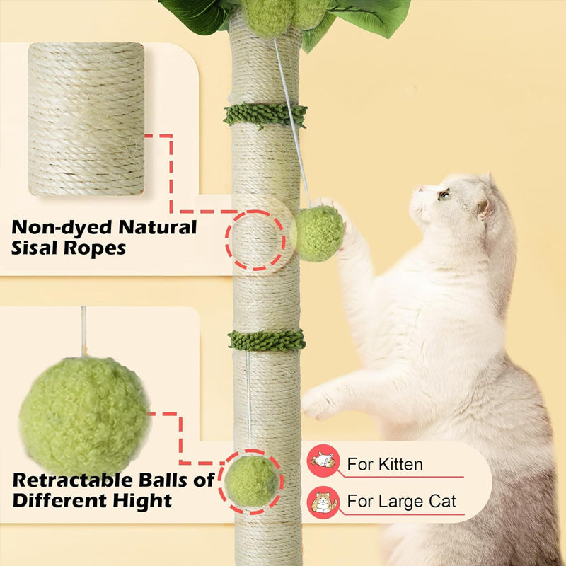Tall Premium Scratching Post - Cat Furniture - Tail chasers