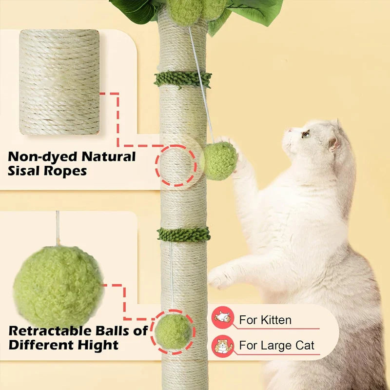 Tall Premium Scratching Post - Cat Furniture - Tail chasers