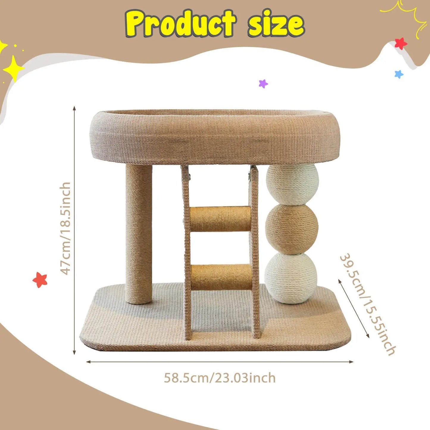 Small Cat Tree Tower Scratching Post 5KG ๐ฑ