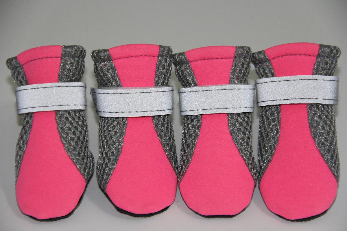 Waterproof Pet Rain Boots - Breathable Outdoor Shoes for Dogs & Cats