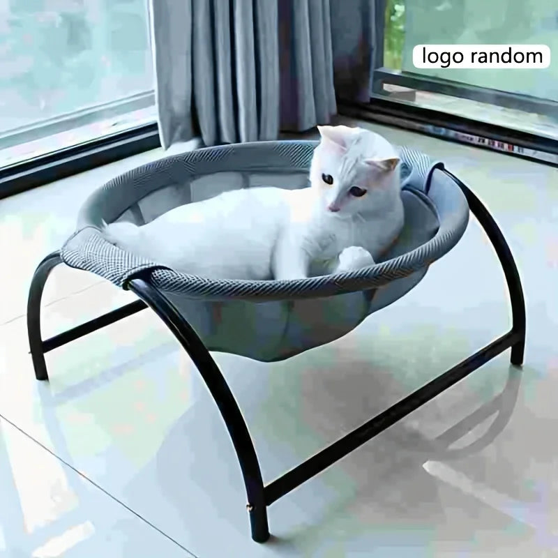 Cat Bed Stable Structure - Detachable Breathable Free-Standing Hammock