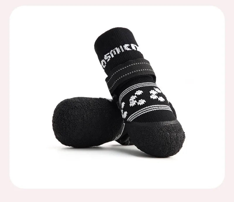 Waterproof Outdoor Dog Walking Shoes - Anti-Slip Breathable Pet Accessories