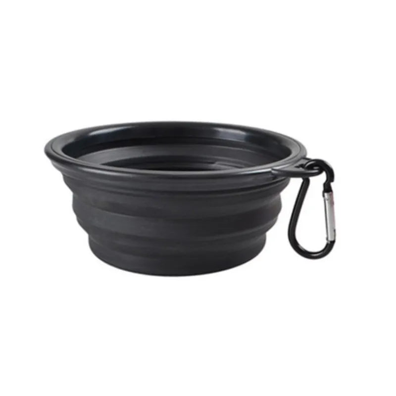 Portable Pet Food Bowl - Collapsible Silicone Travel Water Food Bowl