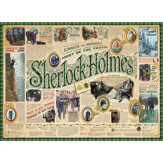 Sherlock Holmes 1000 Piece Jigsaw Puzzle Cobble Hill