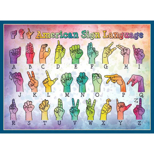 Sign Language 500 Piece Jigsaw Puzzle Cobble Hill