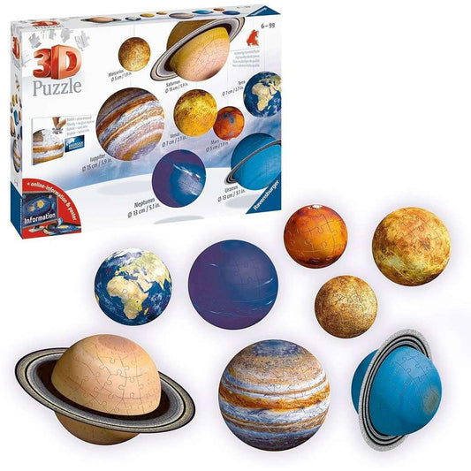Solar System 540 Piece 3D Jigsaw Puzzle Ravensburger