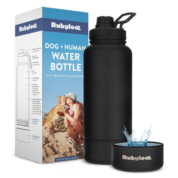 Portable Leak-Proof Travel Water Bowl for Dogs and Cats 16oz
