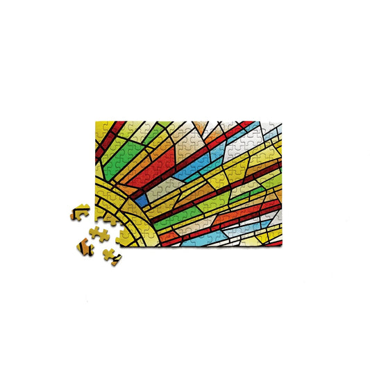 Stained Glass Window 150 Piece Mini Jigsaw Puzzle Micro Puzzles