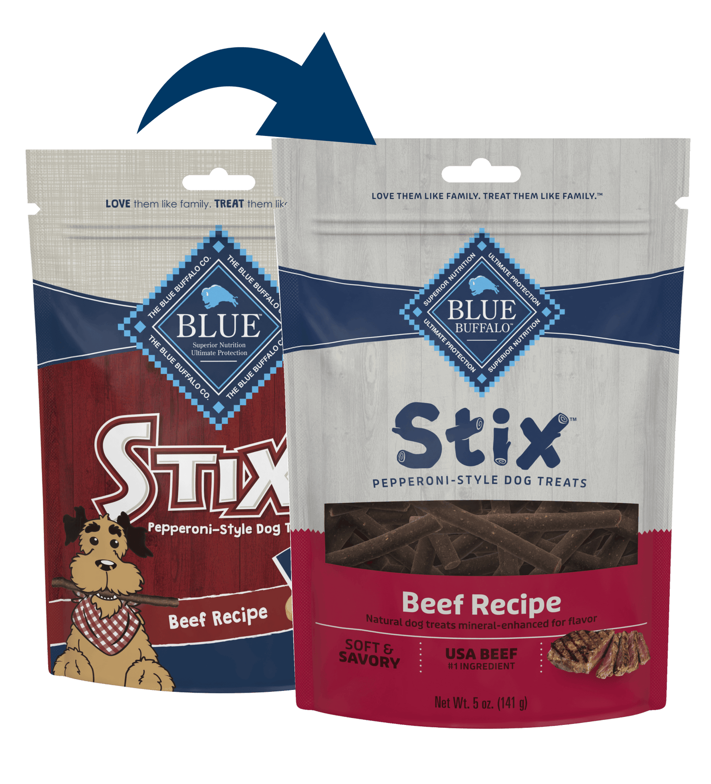 Blue Buffalo Blue Stix Soft-Moist Treats Beef Recipe (13oz)