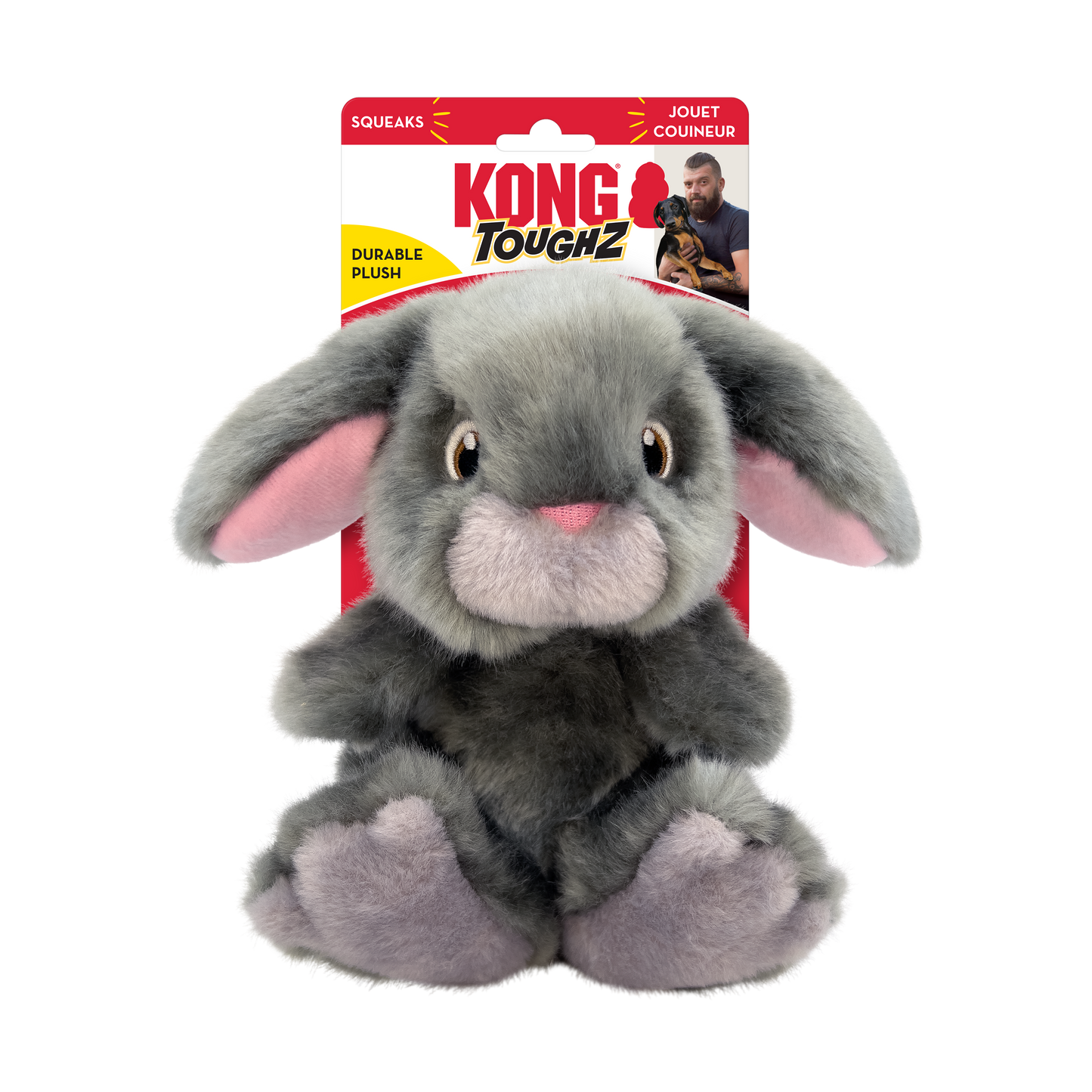 Kong Toughz Bunny - dog toy - The Family Pet
