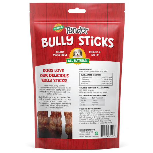 Lennox Tender Bully Sticks - Lennox Dog Treats - The Family Pet