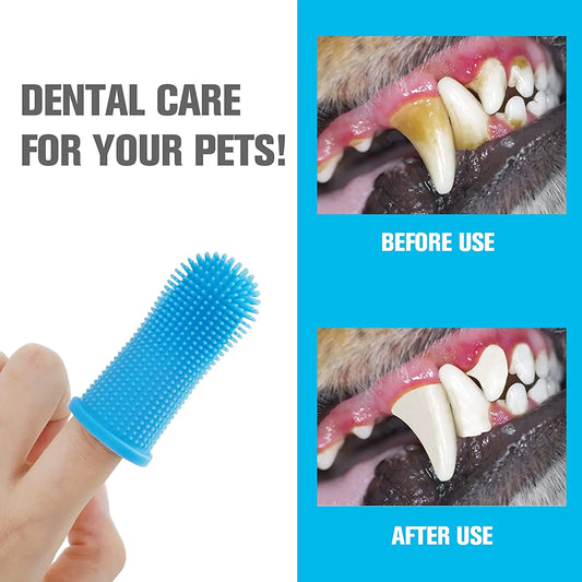 Dog Toothbrush - Super Soft Bristle Gentle Oral Cleaning Tool