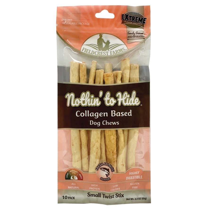 Nothin' to Hide Salmon Small Twist Stix (10ct) (2.3oz)