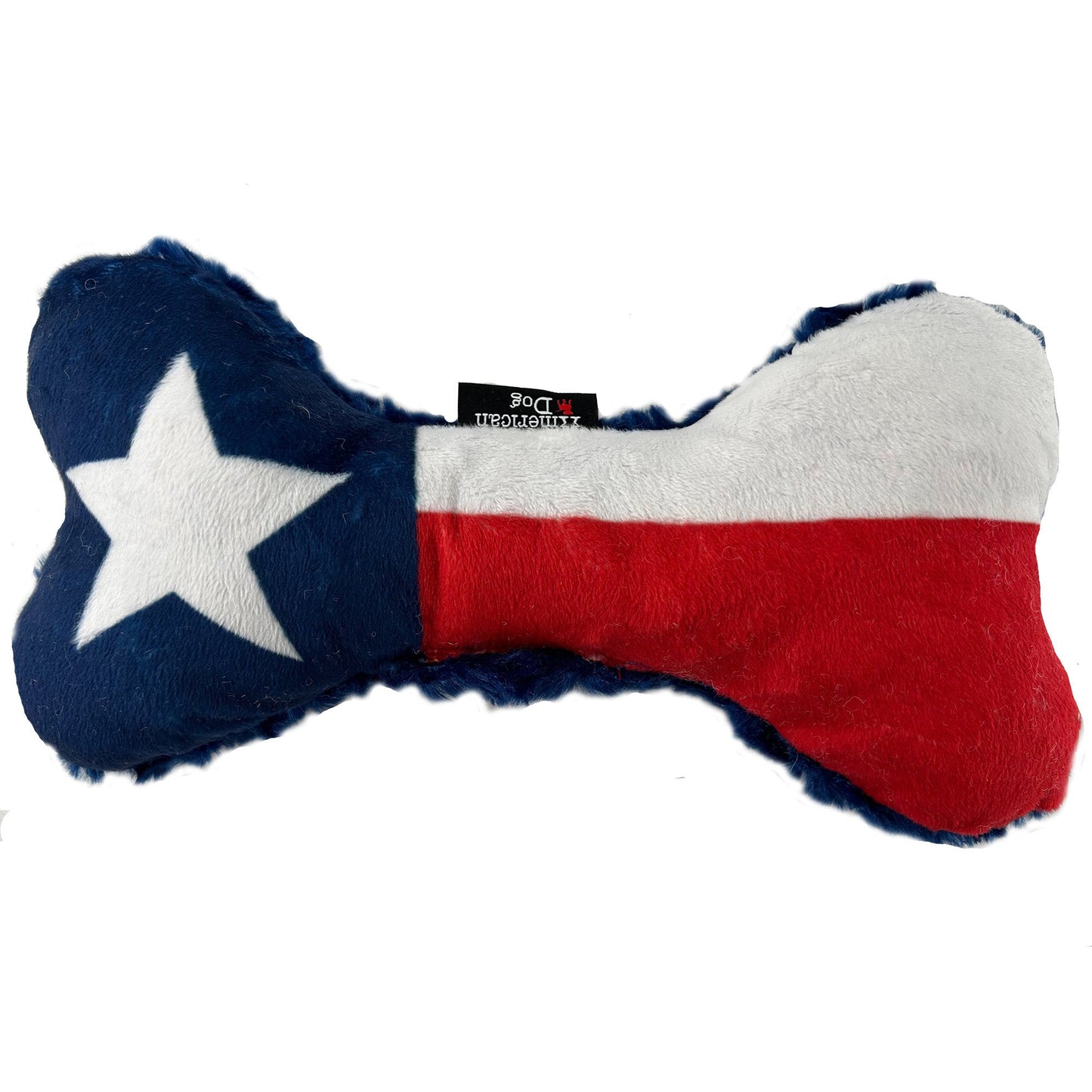 Texas Flag Bone (Fleece) - Dog Toys - American Dog - Small - sku - 46808392302851