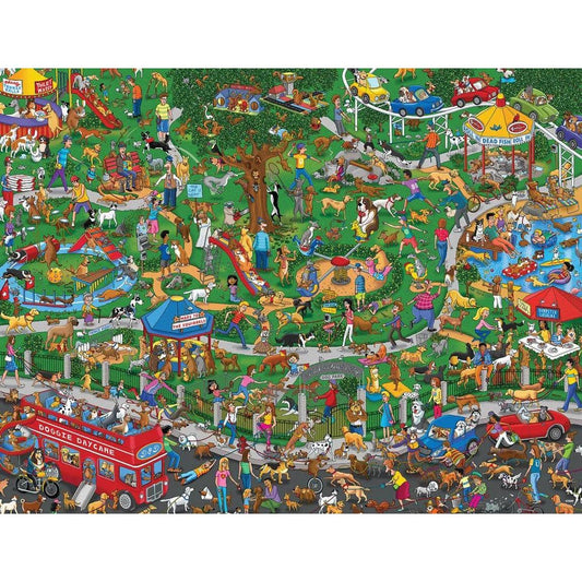 The Dog Park 1000 Piece Jigsaw Puzzle Springbok