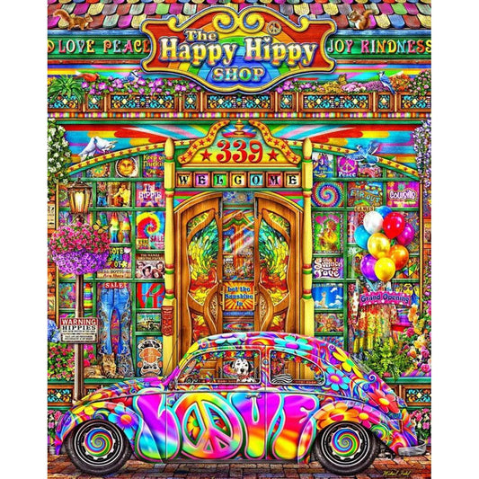 The Happy Hippy Shop 1000 Piece Jigsaw Puzzle Springbok