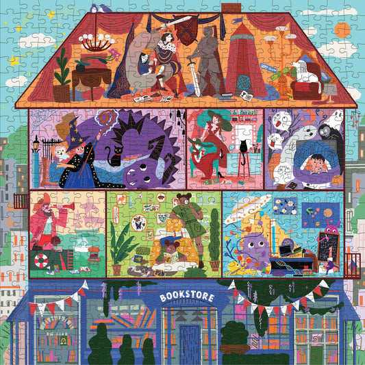 The Magic of Stories 500 Piece Jigsaw Puzzle Mudpuppy