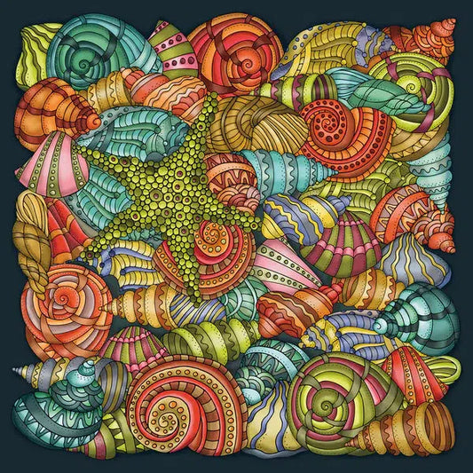 The Sound of the Sea 208 Piece Jigsaw Puzzle with Display Frame Curiosi