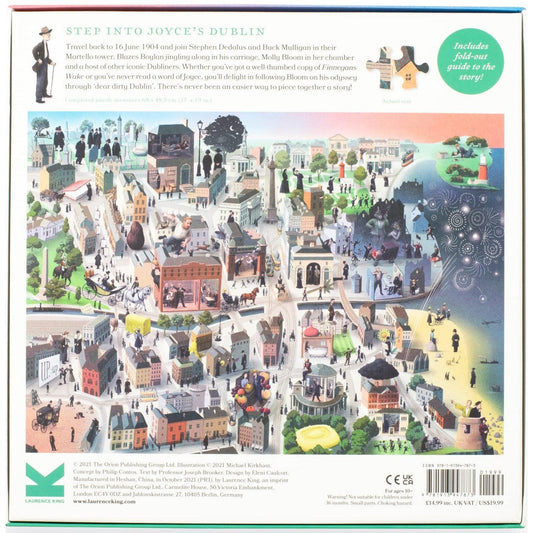 The World of James Joyce Puzzle 1000 Piece Jigsaw Puzzle Laurence King