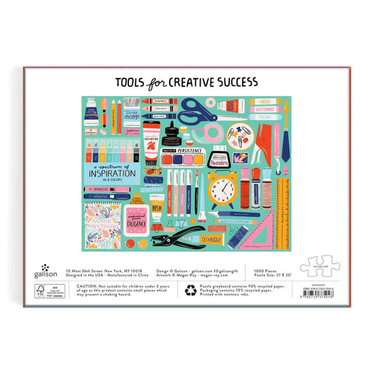 Tools for Creative Success 1000 Piece Jigsaw Puzzle Galison
