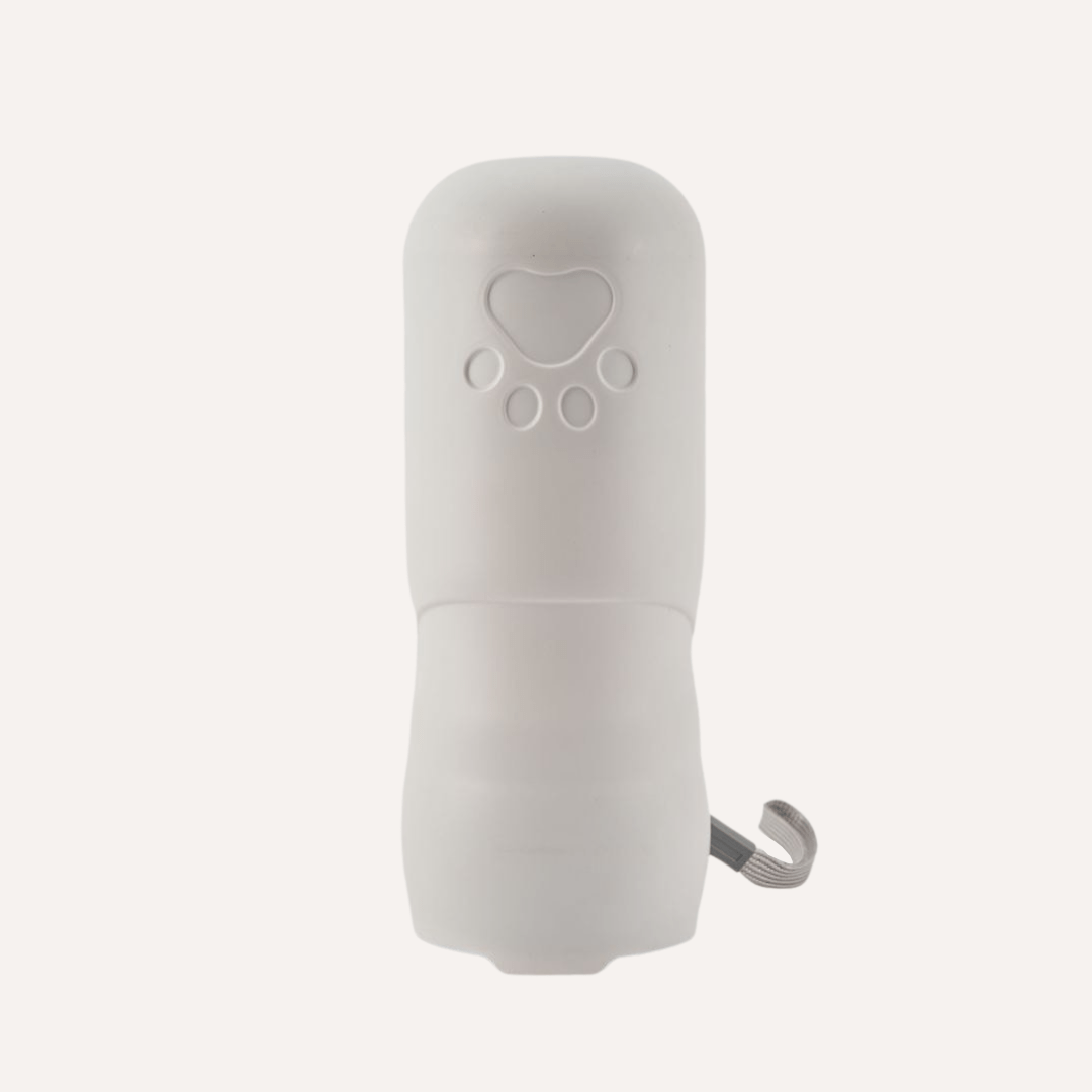 Travel Dog Water Bottle with Treat Holder โ Leakproof & BPA - Free 350mL - Walk Accessories - Tilley + Me