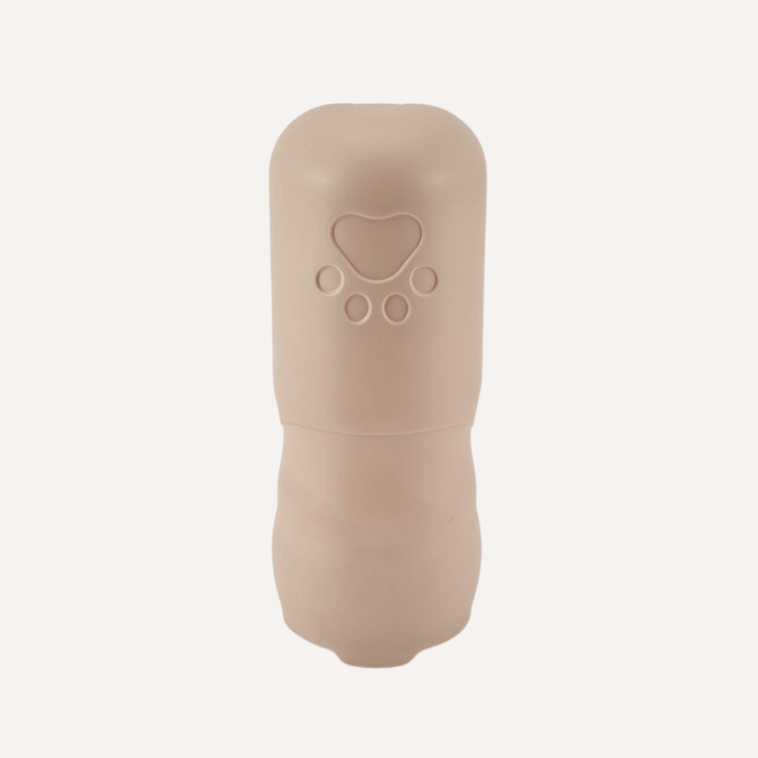 Travel Dog Water Bottle with Treat Holder โ Leakproof & BPA - Free 350mL - Walk Accessories - Tilley + Me