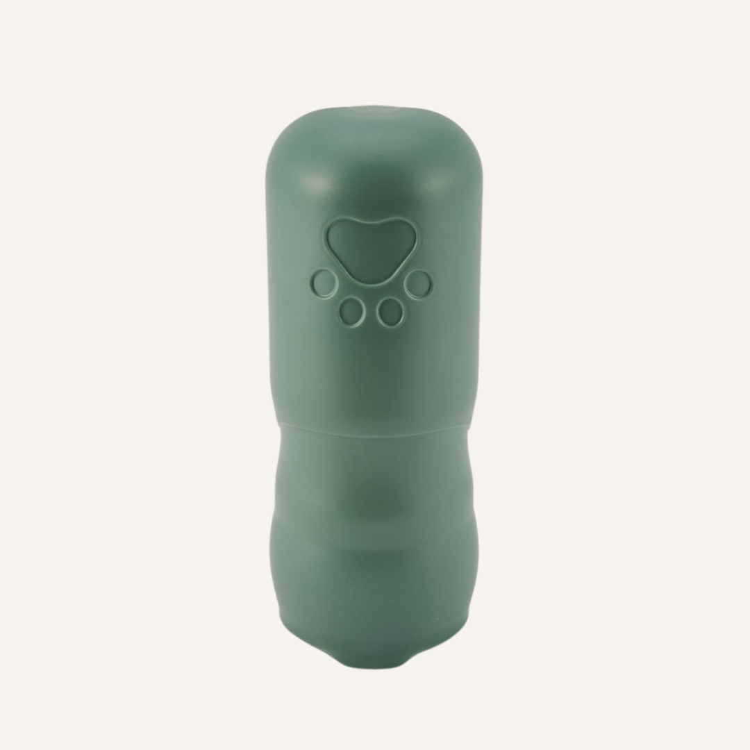 Travel Dog Water Bottle with Treat Holder โ Leakproof & BPA - Free 350mL - Walk Accessories - Tilley + Me