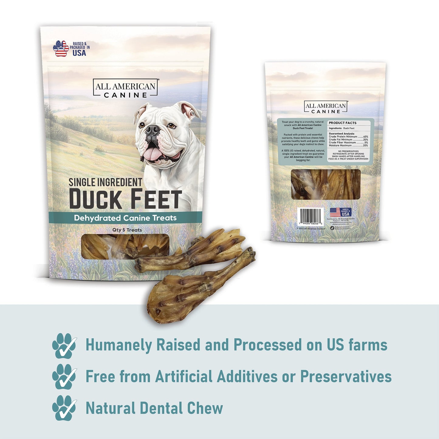 The Quack Pack Duck Treats Variety 11.1 Oz 🦆