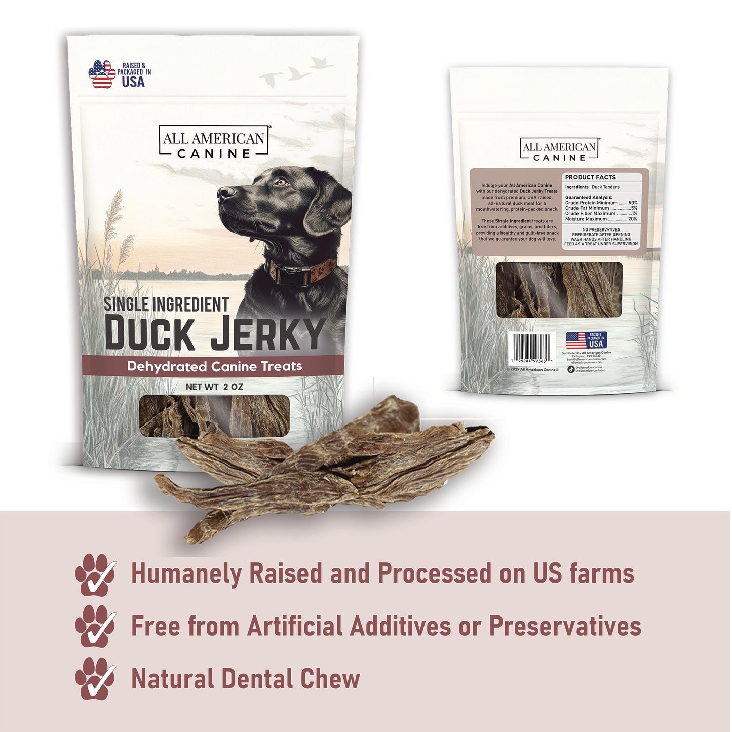 The Quack Pack Duck Treats Variety 11.1 Oz 🦆