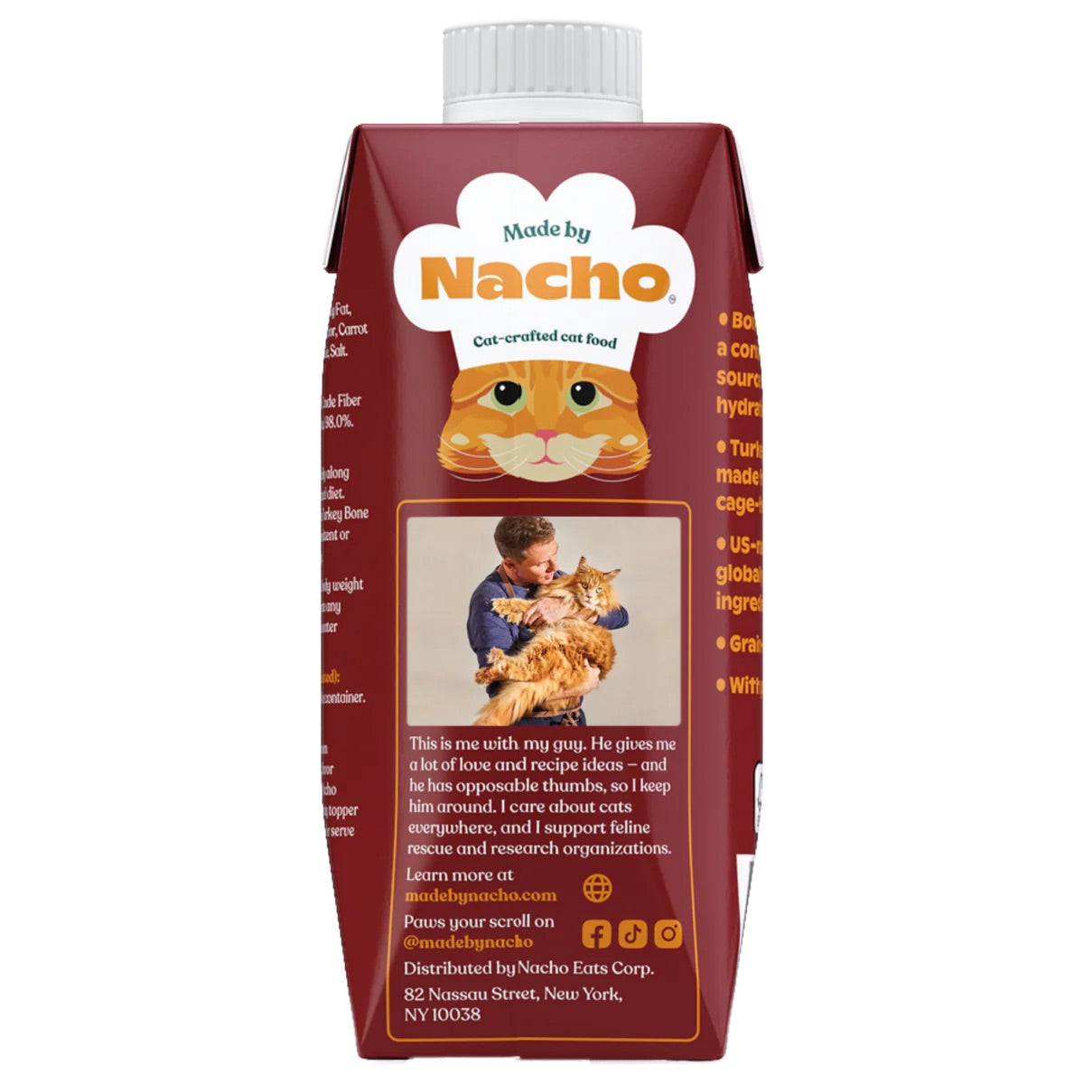 Purrfect Pet Kingdom Essential Made By Nacho Turkey Bone Broth Topper (11oz) For Dogs for pet comfort and safety