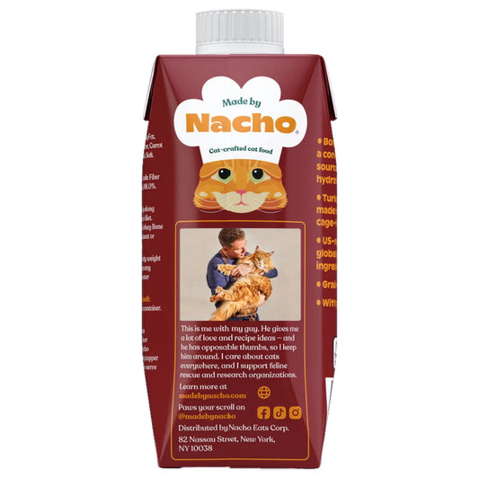 Purrfect Pet Kingdom Essential Made By Nacho Turkey Bone Broth Topper (11oz) For Dogs for pet comfort and safety