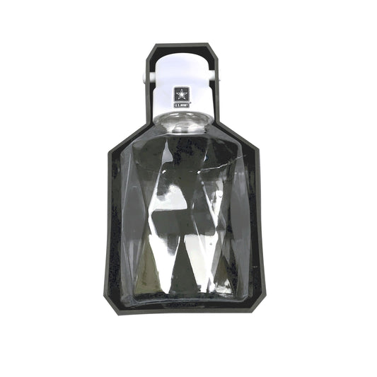 Rugged US Army Tactical Dog Water Bottle with Foldout Bowl