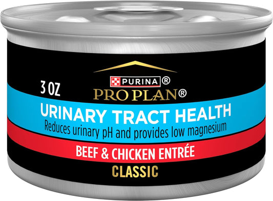 Pro Plan Urinary Tract Health Formula Beef & Chicken Entrée Wet Cat Food (3oz) - Wet Cat Food - The Family Pet