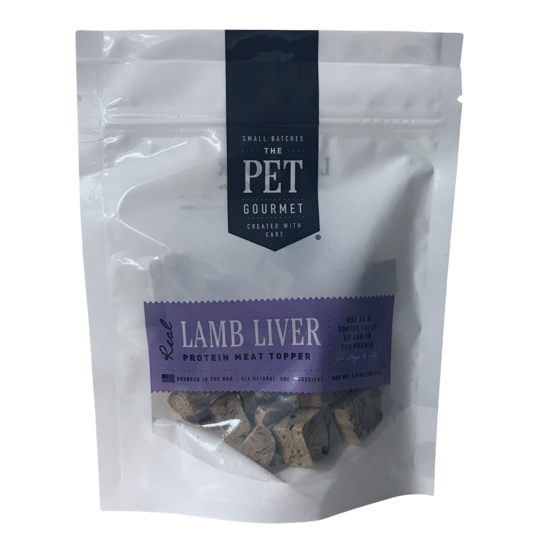 Freeze Dried Lamb Liver Dog Treats 8 Oz ๐