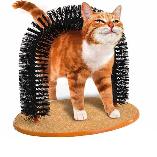 Cat Arch Self Groomer with Sisal Scratching Base for Kittens