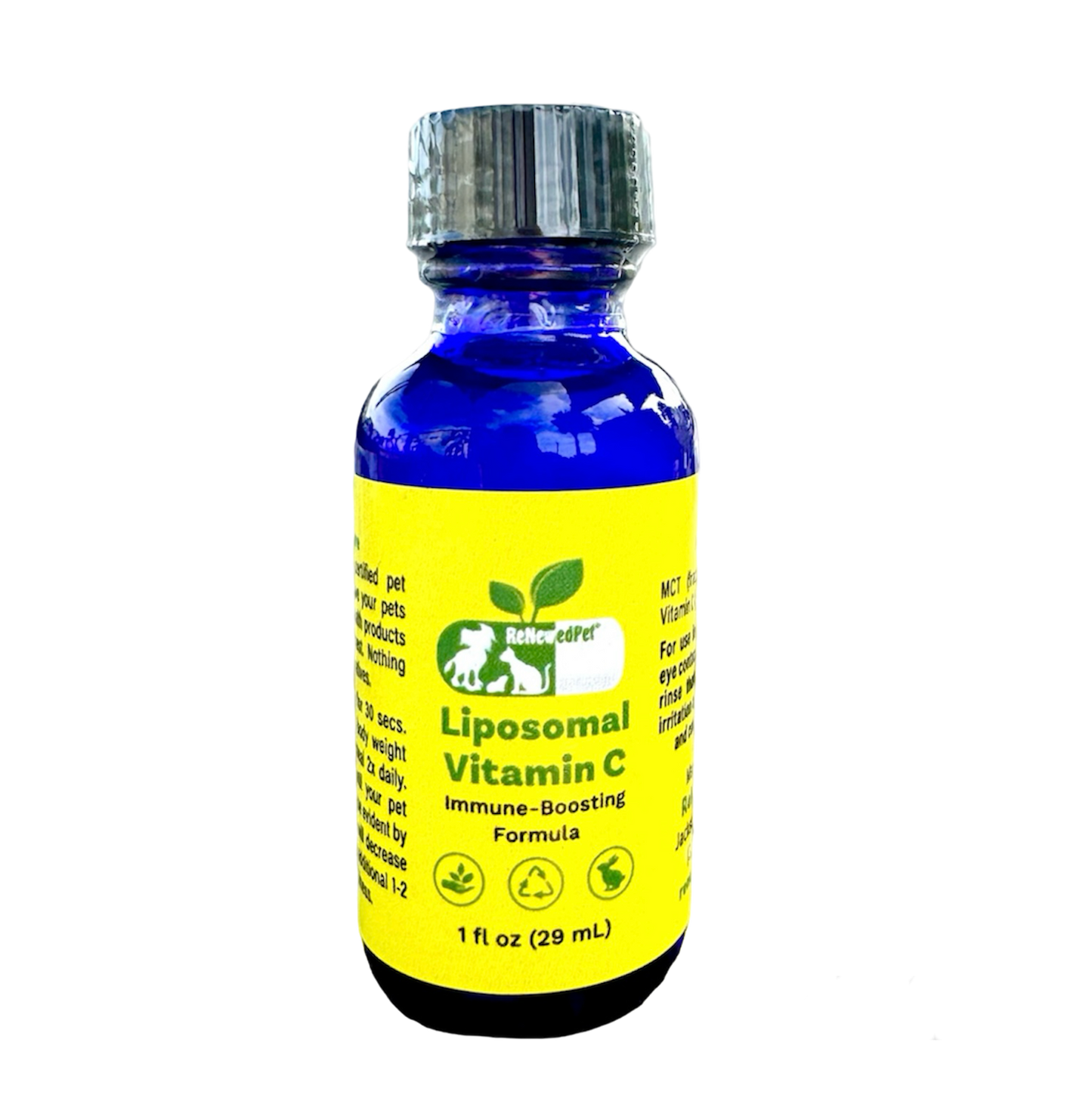 IMMUNE HEALTH / Liquid Pet Vitamin - C - Health Products 4 All - ReNewedPet - 1 OZ. ($15.95/oz.) - VITC1OZ