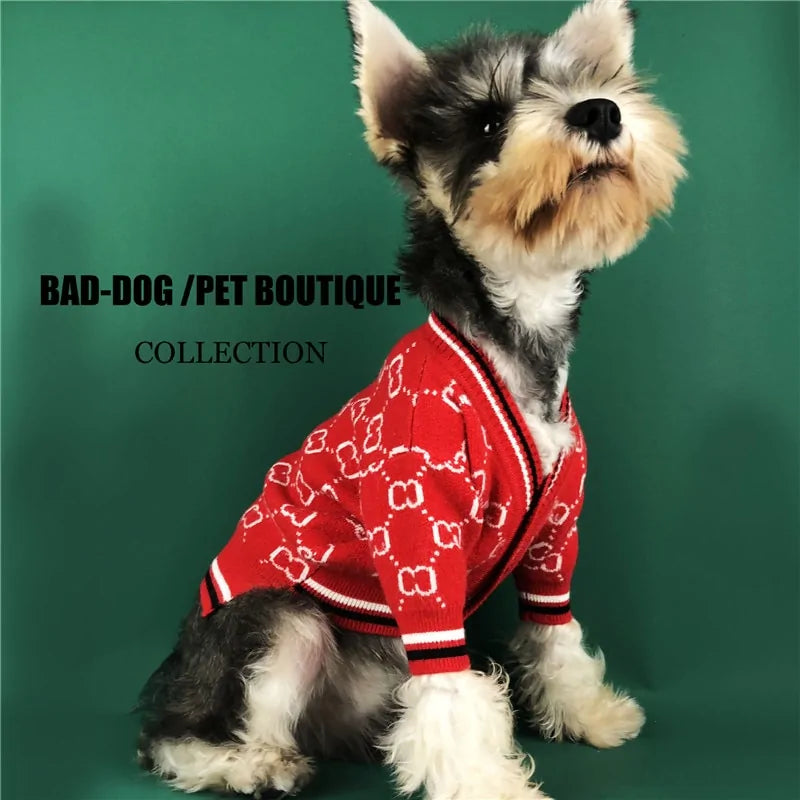 Dog Winter Knit Sweater Petite Pooch Warm 🧶