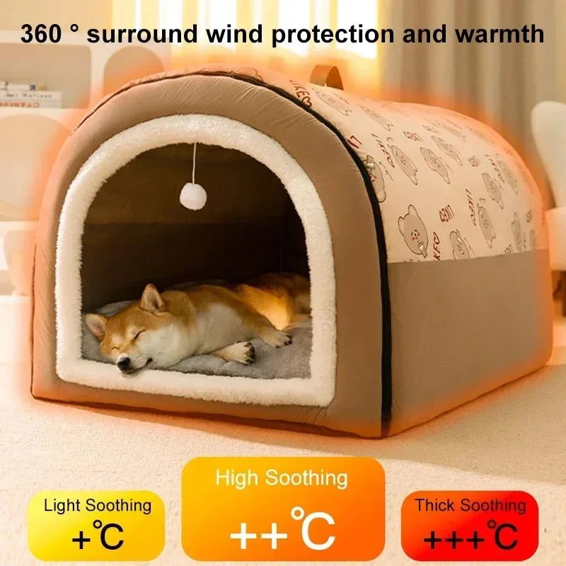 Winter Nest Pet Haven Cozy Warm Bed ๐๏ธ