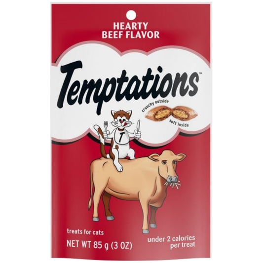Whiskas Temptations Hearty Beef (3 oz) - Whiskas Cat Food - Farmacias Savia - Default Title - 58496723026