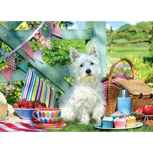 Westie Dog Picnic 500 Piece Jigsaw Puzzle Eurographics