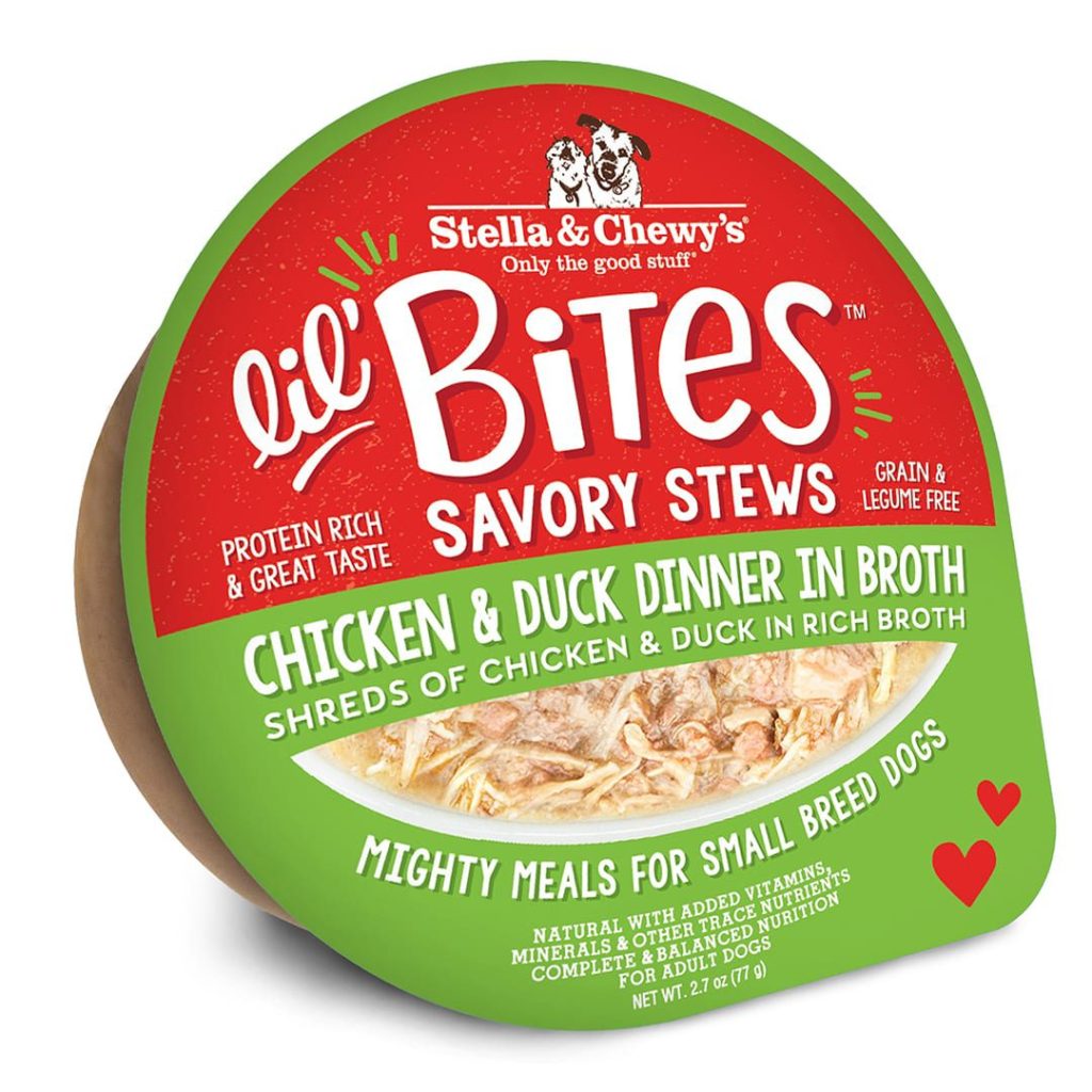 Stella & Chewy’s Lil Bites Stew Chicken & Duck Dog Food (2.7oz) - Wet Dog Food - The Family Pet