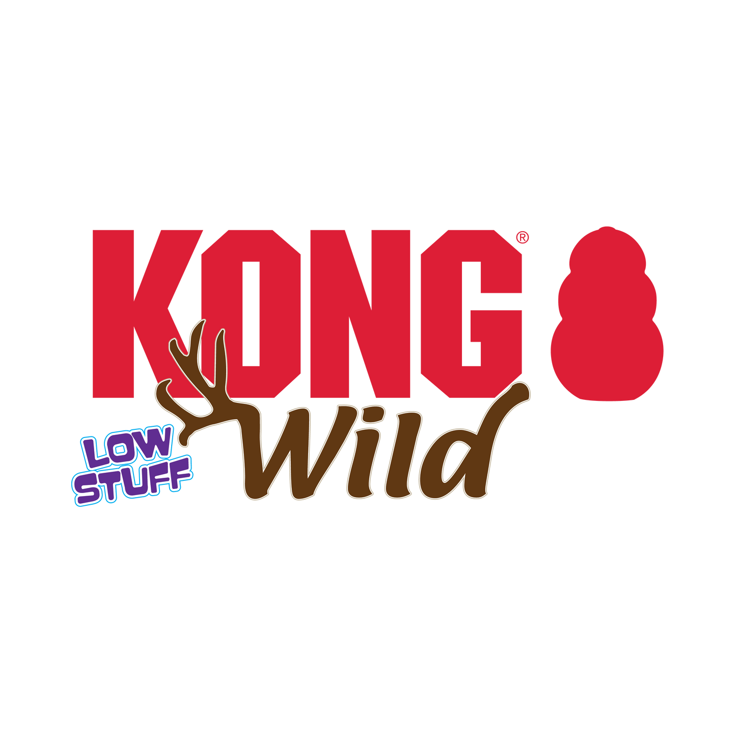 KONG Wild Low Stuff Rabbit Medium